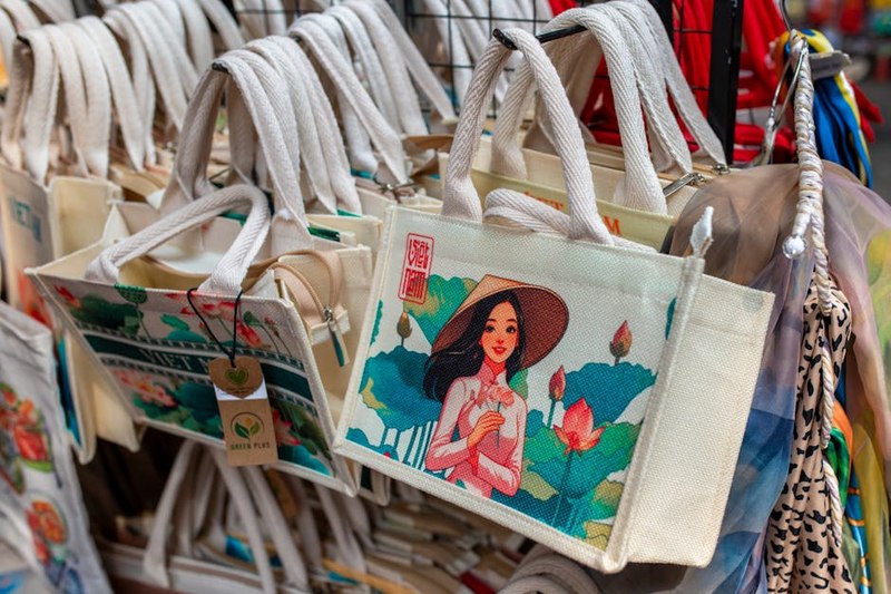 Bolsa Lona Arcoíris Marino